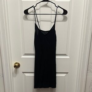 Anthropologie Black Chemise